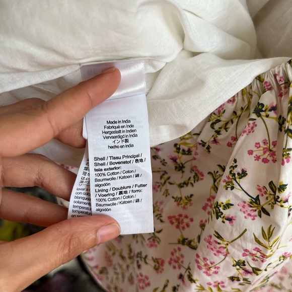 J.CREW Side-cutout cotton poplin dress in meadow floral - 8 - Picture 15 of 15